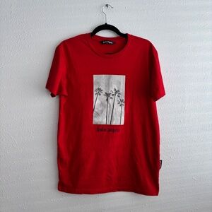 Palm Angels Red Boulevard T-shirt - Size Large